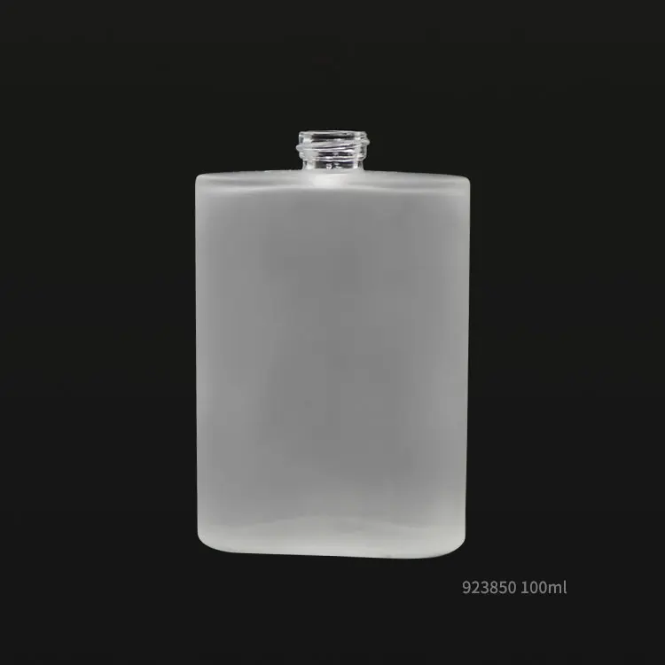  Пустой матовый флакон для духов с серебристым распылителем 100 мл