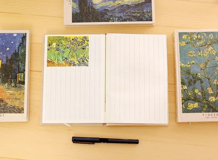
Van Gogh Wooden Notebook 