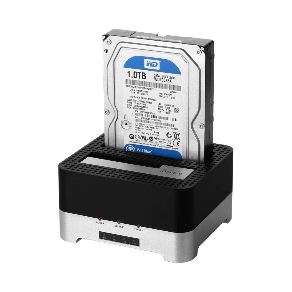 USB 3.0 all in 1 hdd docking station driver 2.5 3.5 external hard drive with card reader