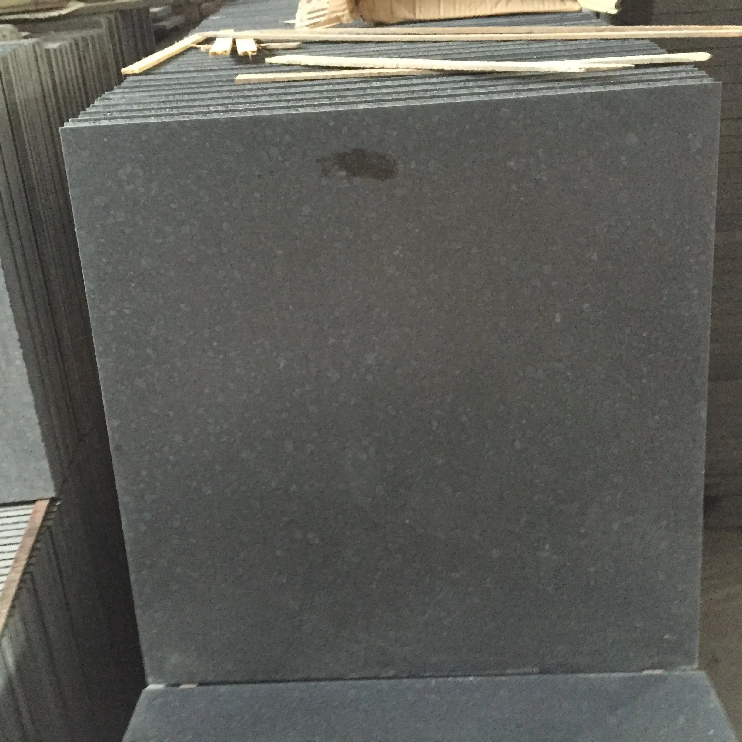 SHIHUI China Black Pearl G684 Flamed Granite Swimming Pool Coping Stairs Step Tiles for Floor Granite