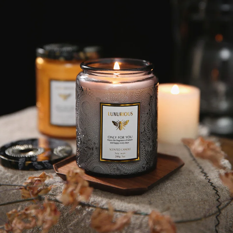 Wholesale Natural Soy Wax Candle Gift Set Tealight Luxury Container Scented Candles