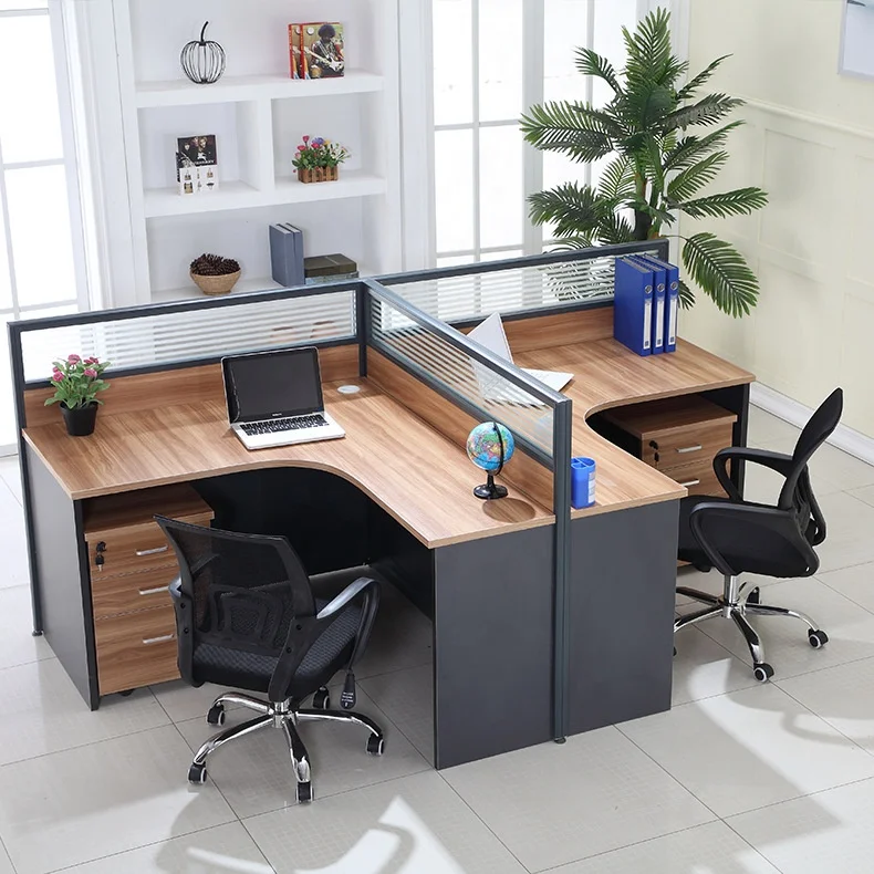 China Manufacturer Modern Modular Office Furniture Workstation 2, 4, 6 Seater Office Workstation Desk For 2, 4, 6 Person People