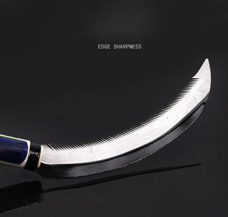 350mm scythe agriculture sickle manufacturer wooden handle sickle