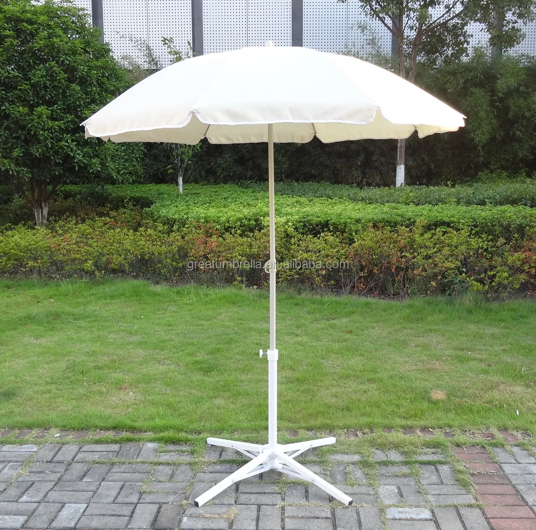 Professional manufacture attractive price good quality canvas beach umbrella with metal tilt for outdoor table