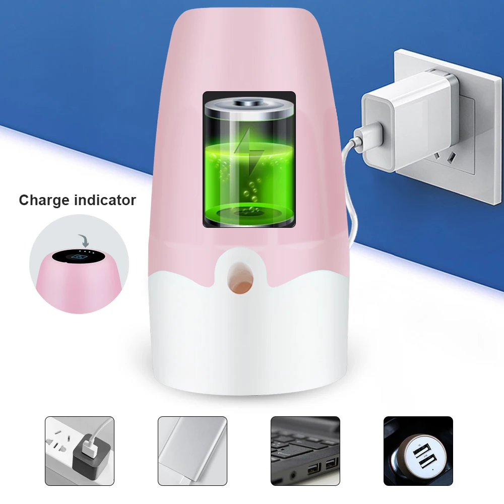 one button home press rechargeable smart water dispenser bottle pump