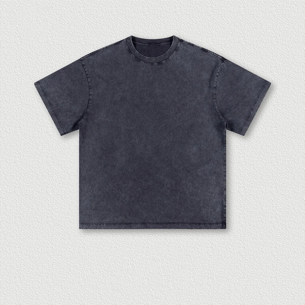 Wholesale Custom Cotton Sexy Casual Acid Wash Retro Embroidery Print Short Tops T Shirts