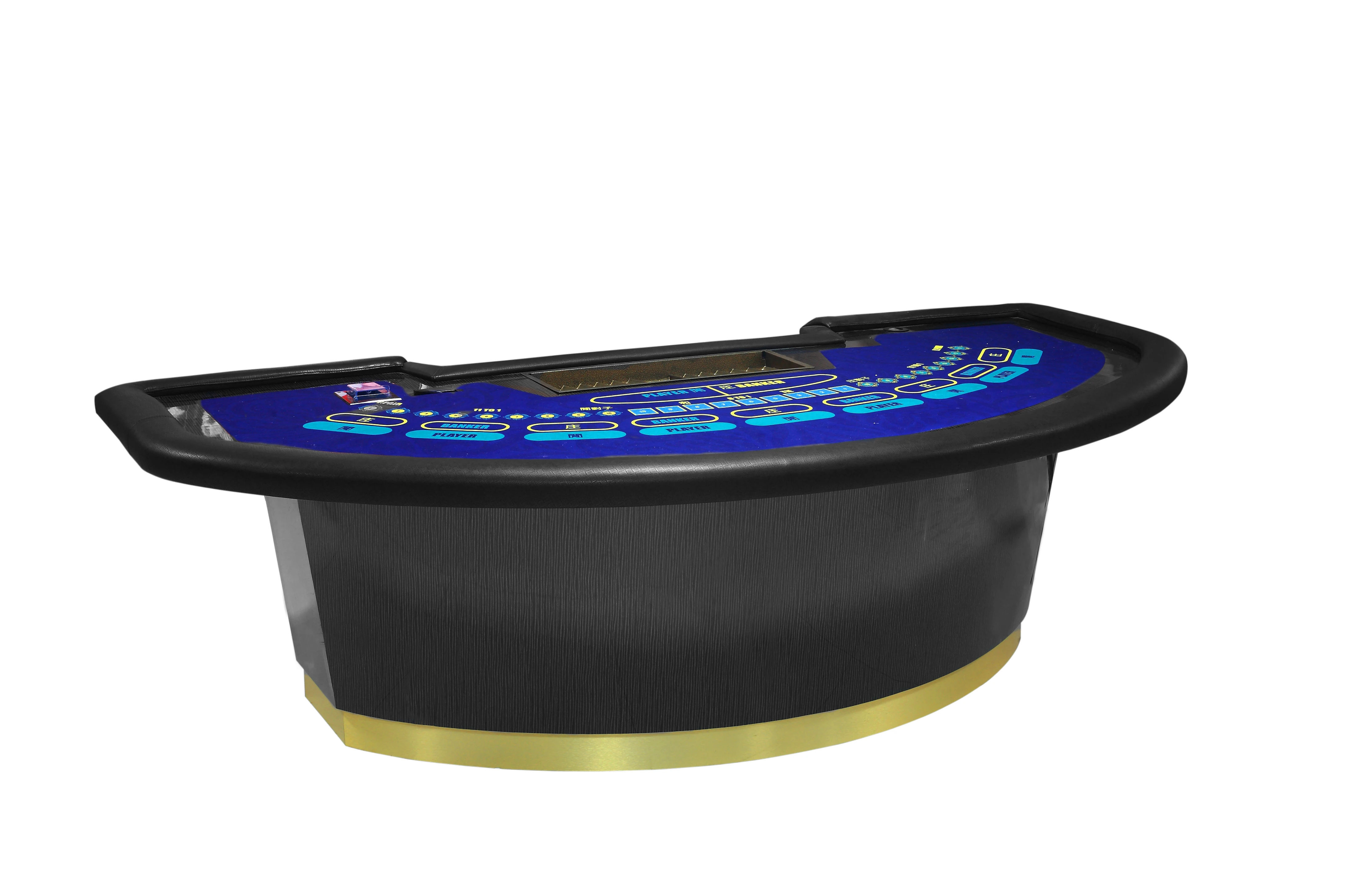  High Quality Professional Casino Gambling Baccarat Poker Table For Card