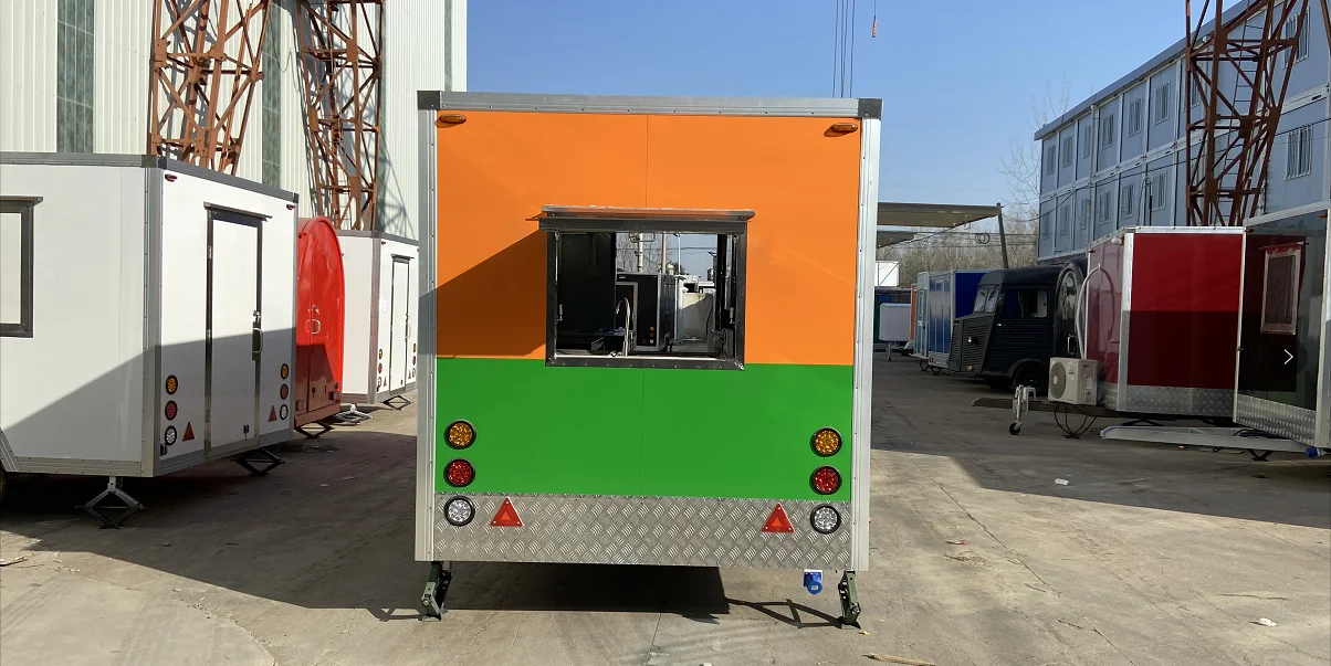 Valid CE Certified Mobile Coffee Kiosk Food Cart Food Cart with VIN
