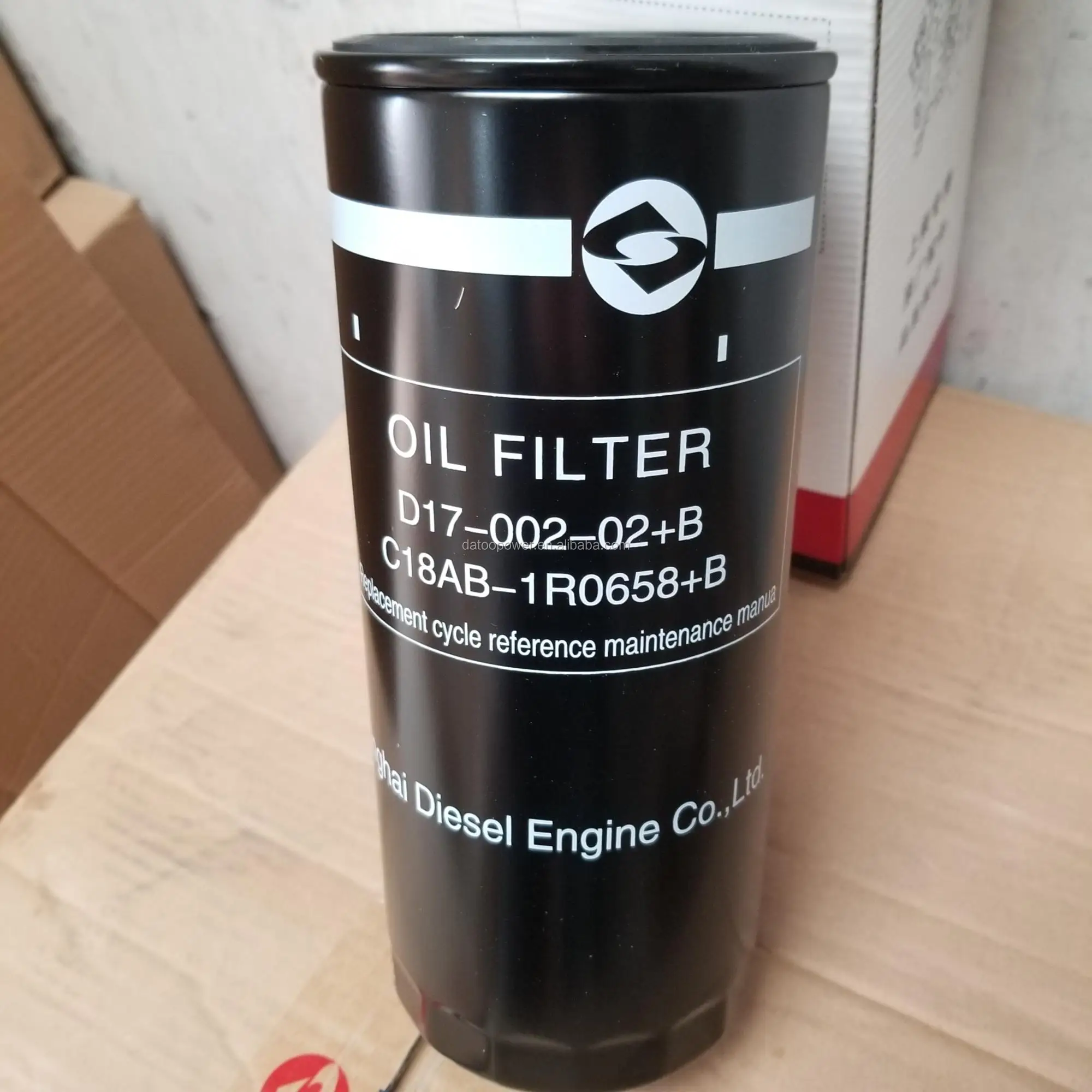 Shanghai Diesel Engine Parts SDEC SC8D170G2B1 DIesel Engine Oil Cooler Oil Filter Seat D17-030-01A+C
