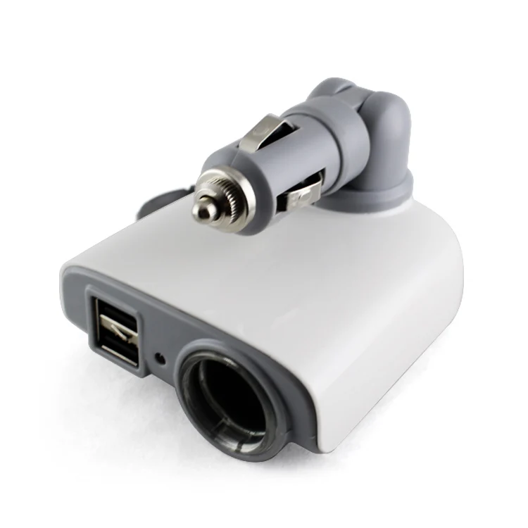 24V to 12V Socket Adapter with Dual USB Port Charge Built-in Smart IC