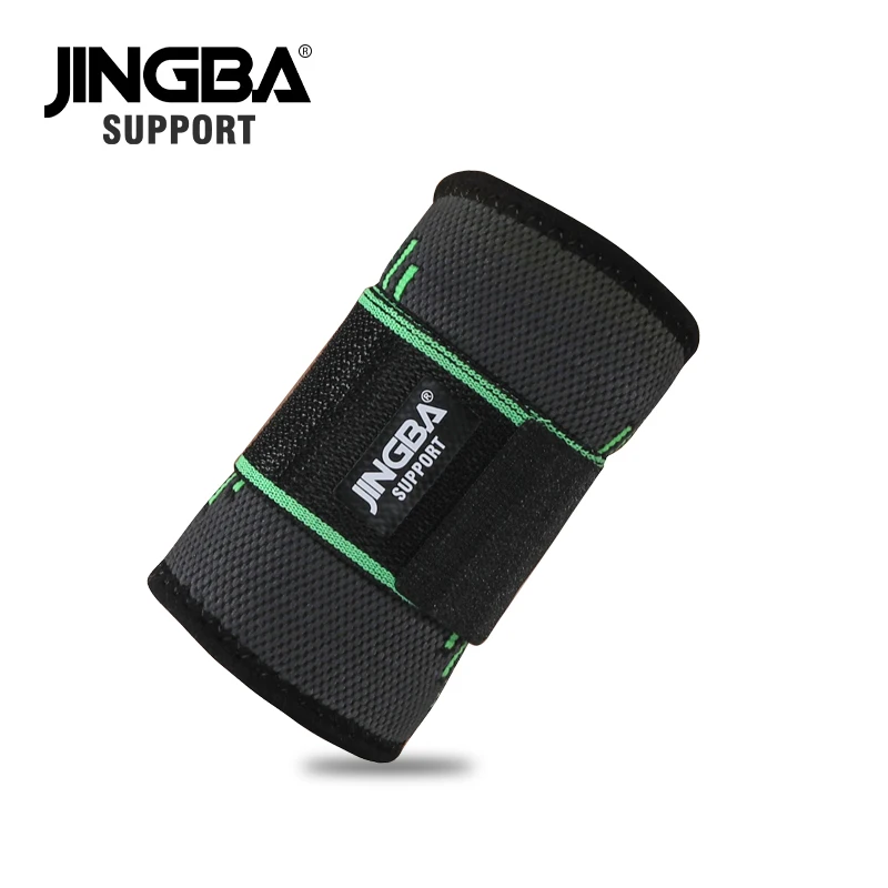  JINGBA поддерживающий 01102A горячая Распродажа Спортивный Тренажерный Зал поддержка запястья Регулируемая вязанная повязка на запястье бандаж для герметичный спортивный