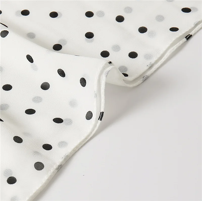 
Hot sale custom wholesale tudung shawl polka dot chiffon hijab scarf 