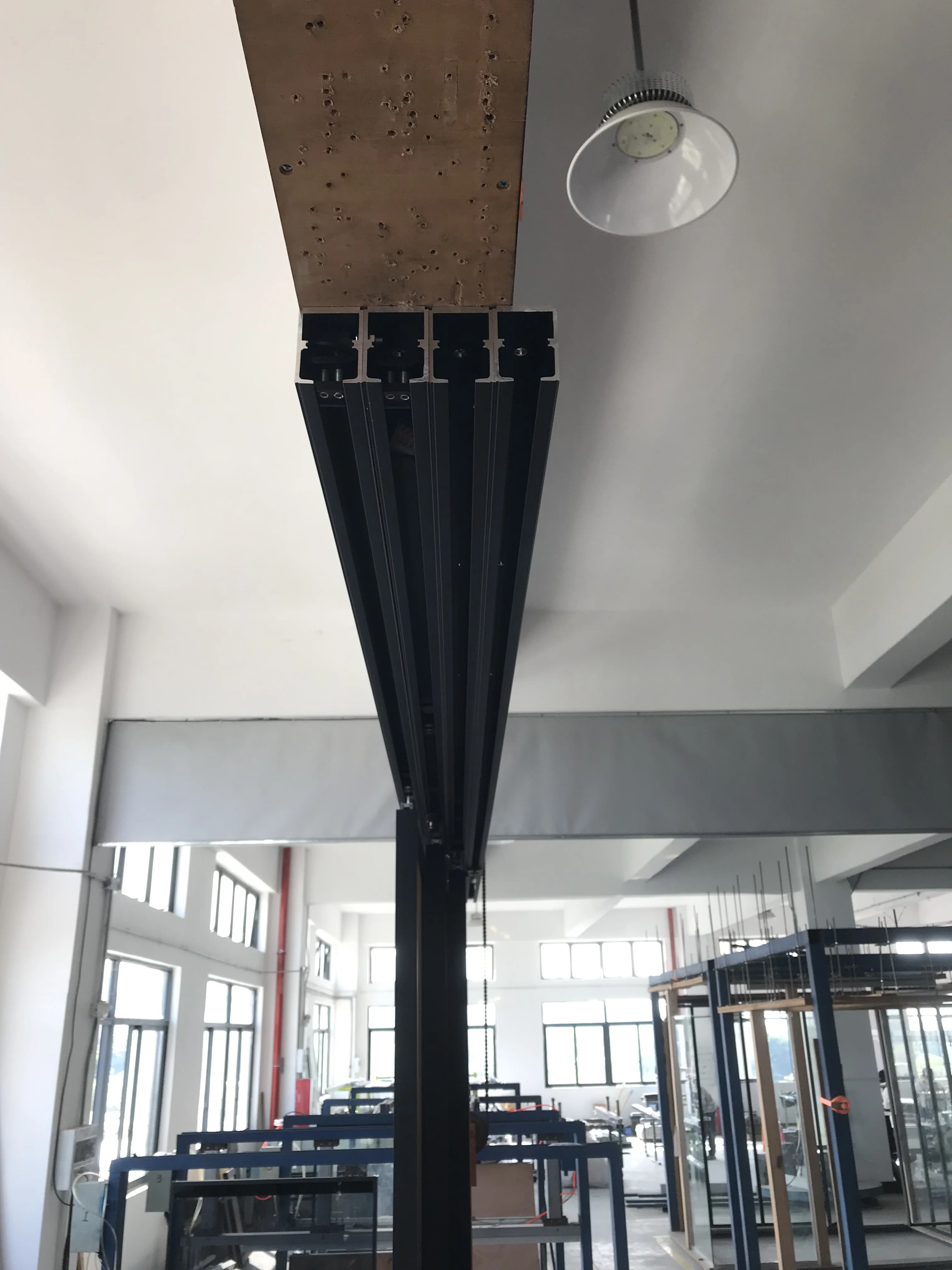 Customized Modern Frame Automatic Tawny Glass Sensor Electric Aluminum Glass Sliding Doors for Office Glass Automatic Door