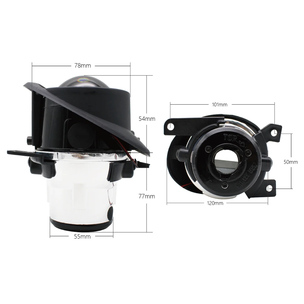  TAOCHIS Car fog lights 2.5 lamp H11 hid Bi-xenon projector lens dedicated For Volkswagen LAVIDA