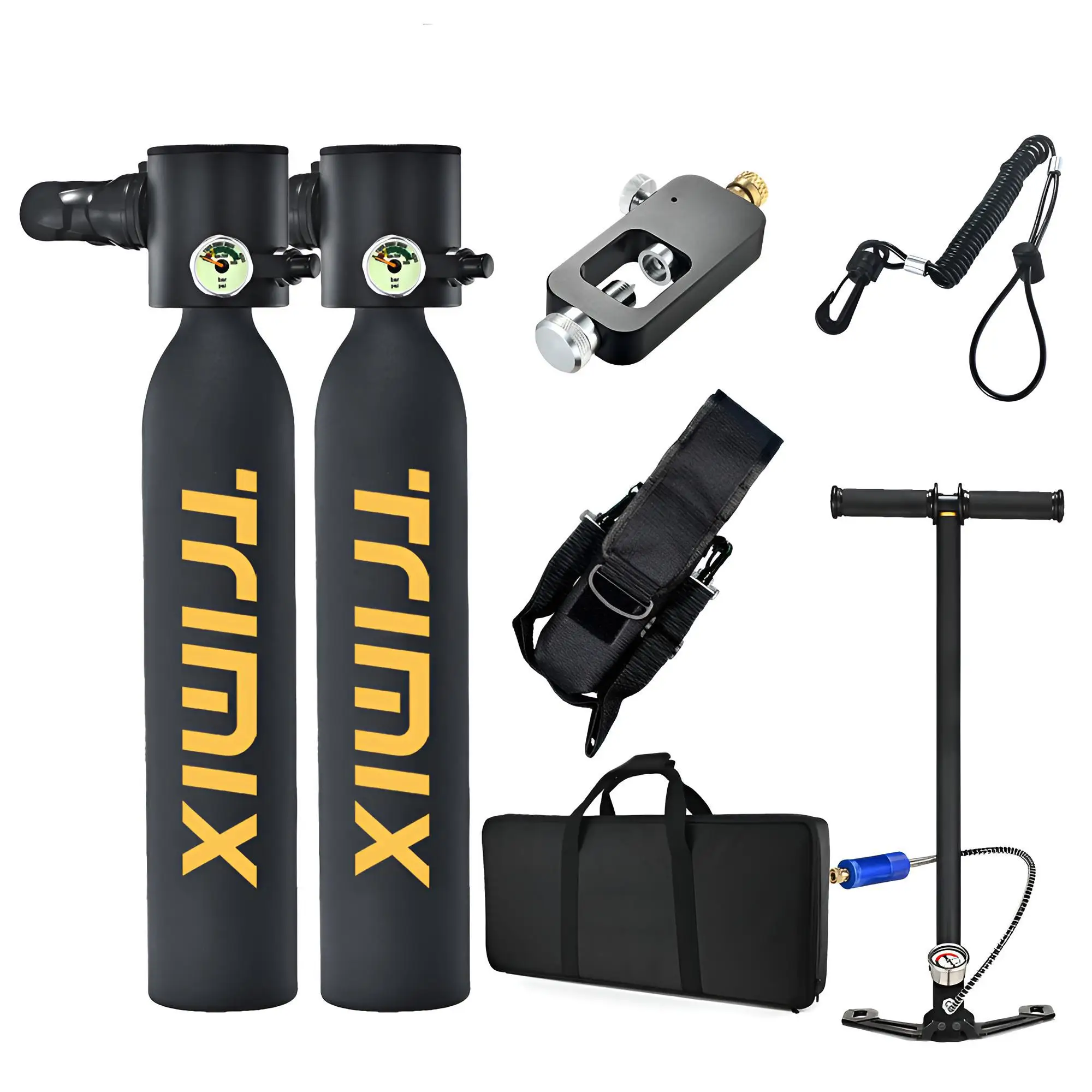 Trimix Mini Diving Oxygen Air Scuba Tank Cylinder Bottle Equipment High Pressure Scuba Tank Compresor Car Version 90mm