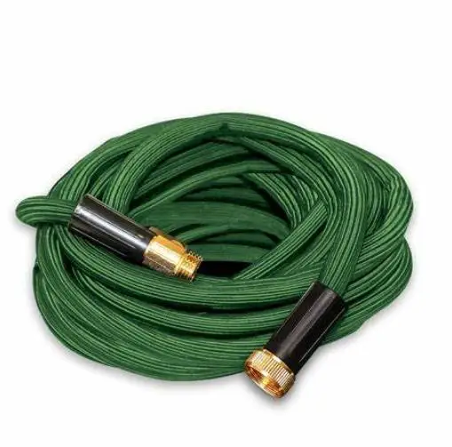 Expandable Garden Hose Plastic Expansion Pipe 100Ft Garden Water Hose Hanger Wall-Mounted