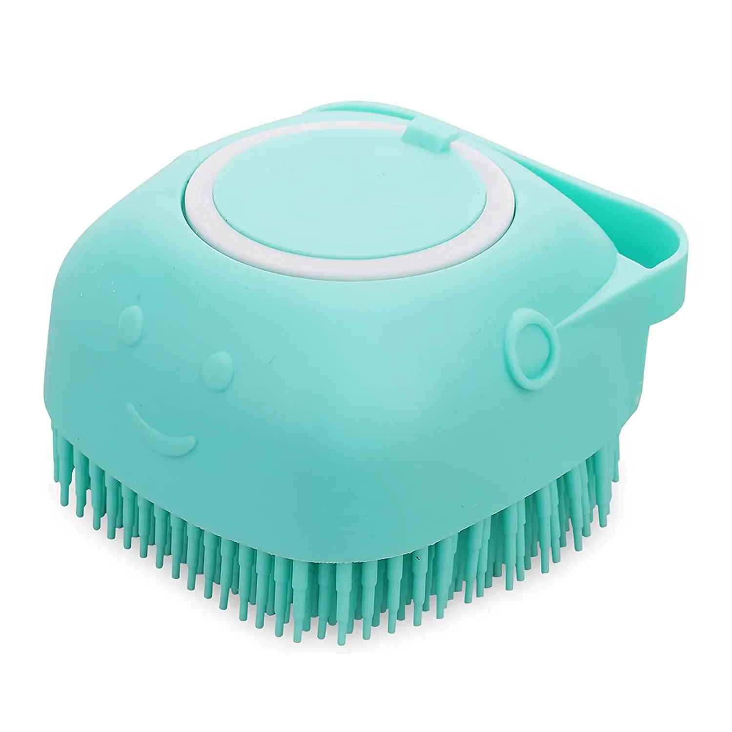 Hair Brush Multifunction Pet Silicone Soft Grooming Round Brush Pet Shampoo Massager Scrubber Shower Silicone