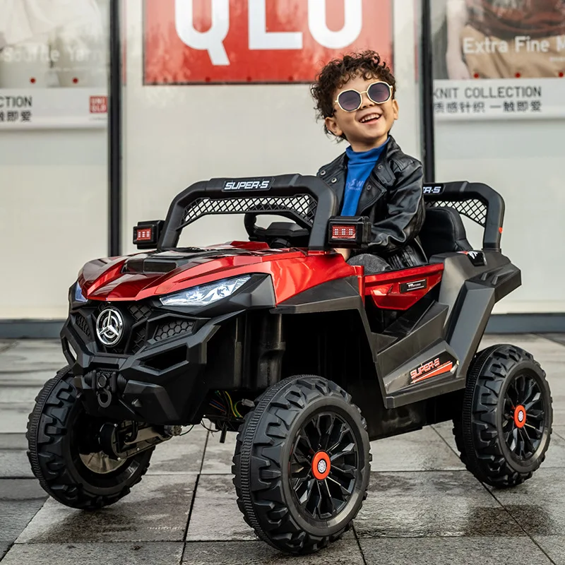 Новейший Utv Двухместный каток на моторном колесе детский автомобиль 24 В 4x4 большие автомобили для детей