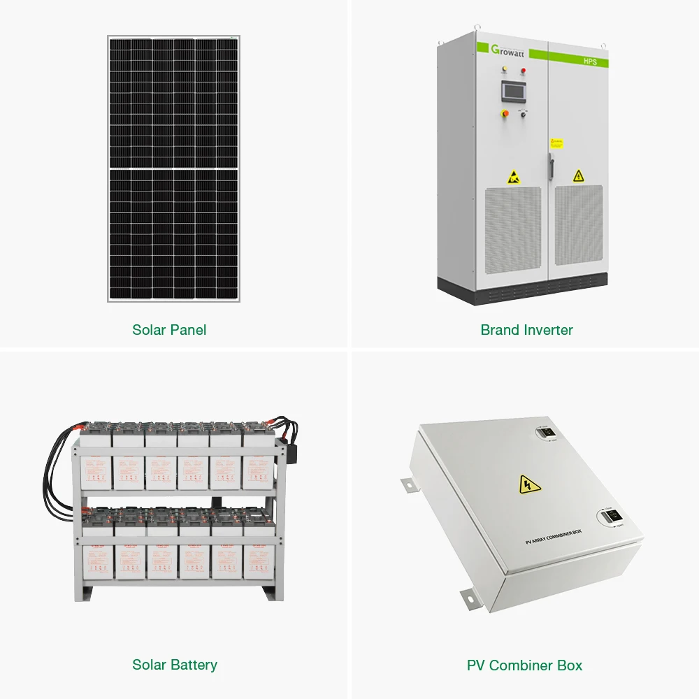 30kw 50kw 100kw 120kw 150kw Hybrid Solar Energy Power System With Mono Solar Panels
