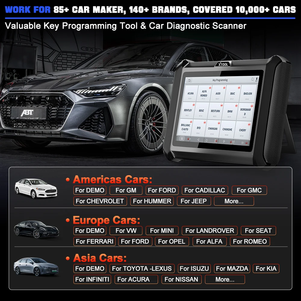 Wholesale XTOOL D7S Cars Diagnostic Tool OBD2 Code Reader CAN FD DoIP Bi-Directional Car scanner with 36 Services