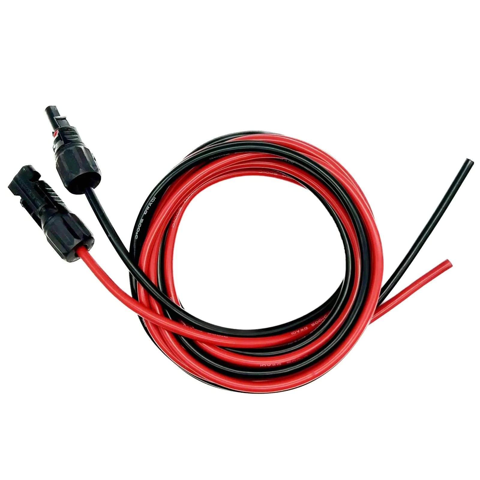 TUV Approved 12 AWG 4mm2 XLPE Insulation Solar Connector Cable Male/Female Single Head 14AWG 2.5mm2 1M Solar Solar Raw Materials