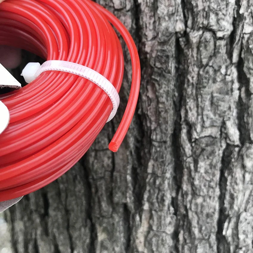 1.6mm*500m Red Spool Strimmer Line Longer Life and Less Price For Most Brands  Export To Europo USA Support OEM Service