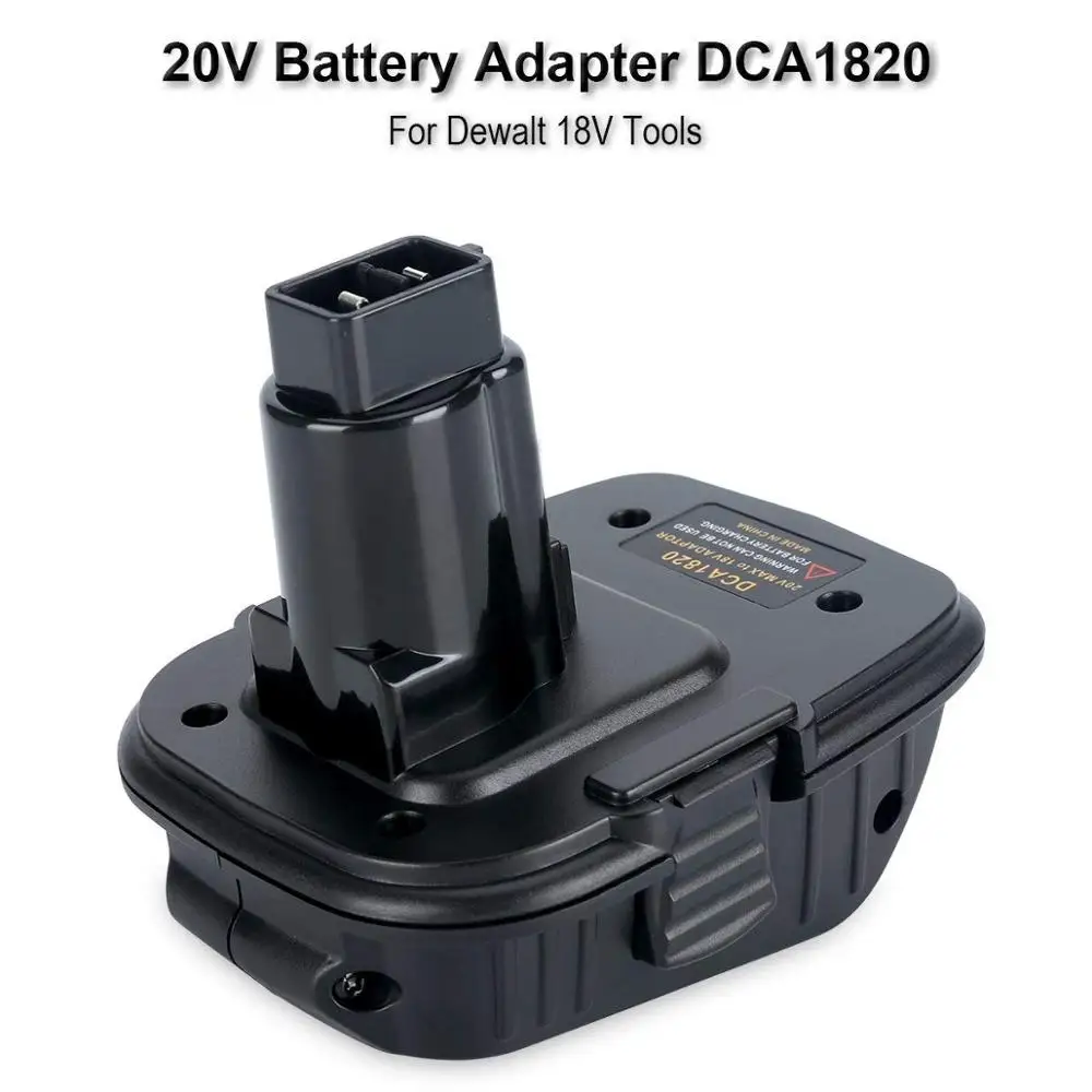 DCA1820 Lithium power tool battery  20V DCB200  convert to 18V NICD NIMH DW9095 DE9098 Battery Tool for Dew converter