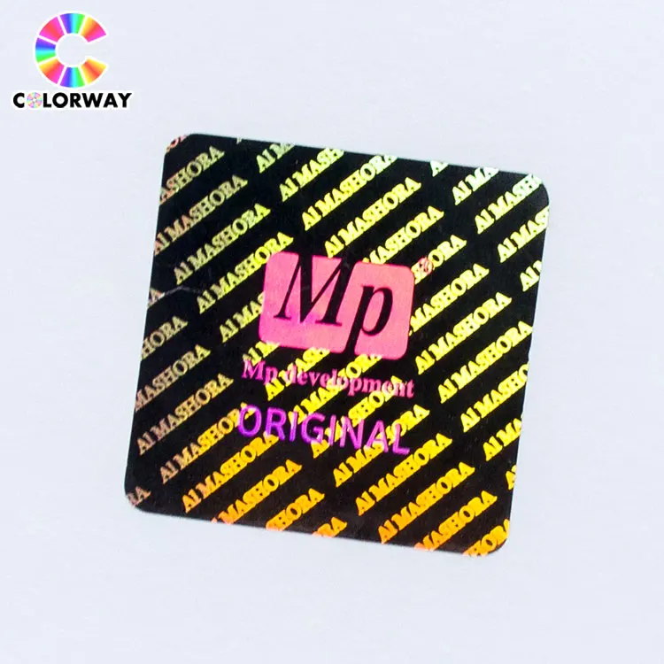 laser label professional manufacturer supplier hologram QR bar code labels sticker security paper sticker sheet