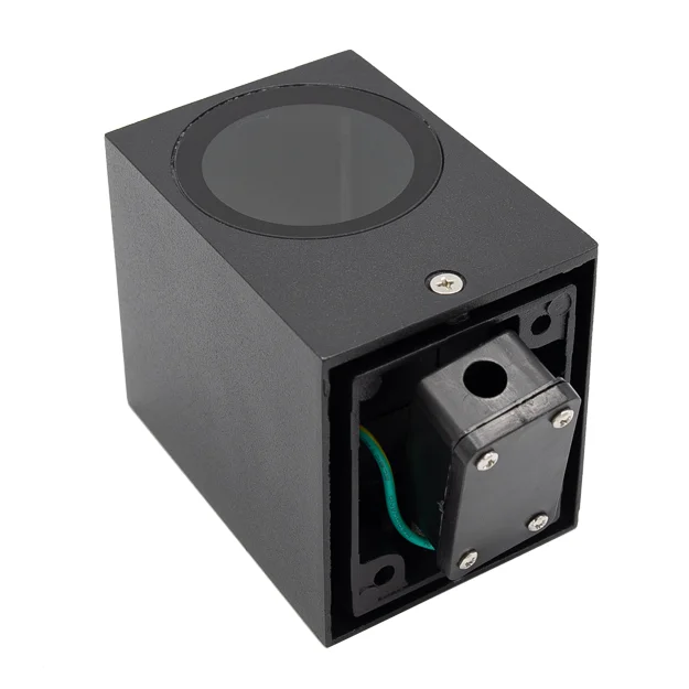 contemporary aluminum waterproof fixed downward gu10 mounted up and down modern outdoor wall light