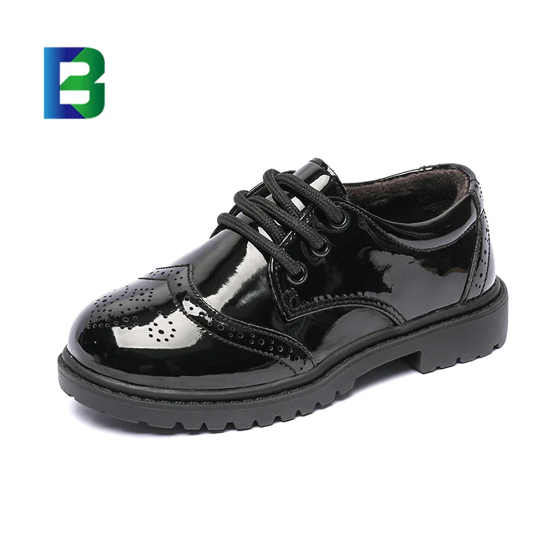BC 2023 trendy boys shoes pu leather children sport shoes for kids  buckle strap Cute casual Campus shoes sneakers for children