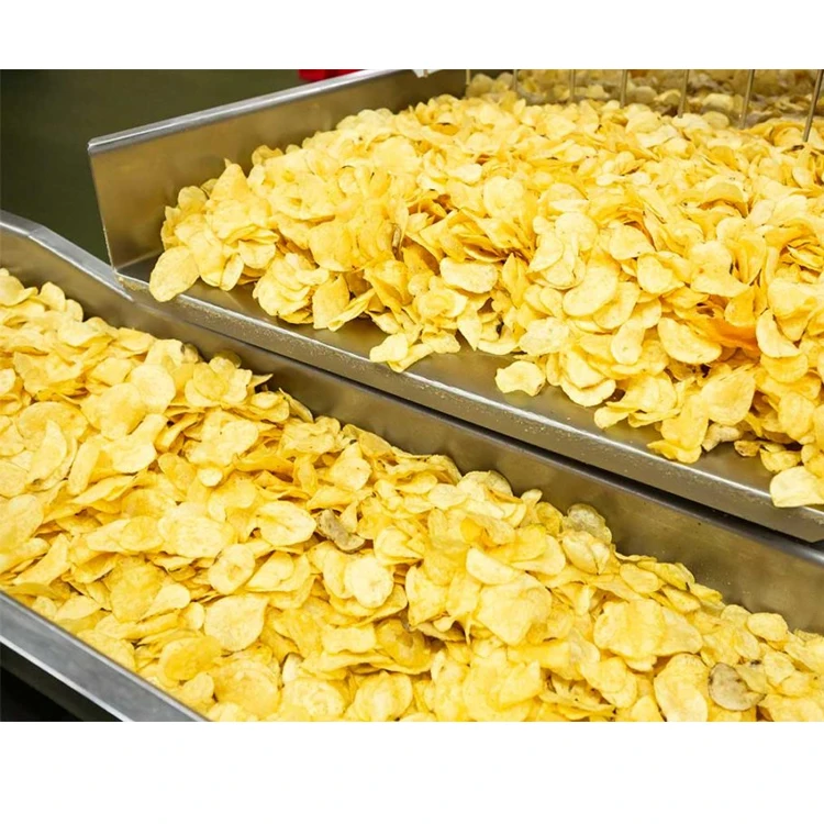 Full Automatic Cassava Chips Production Line Potato Crisps Processing Equipment Potota Chips Making Machine