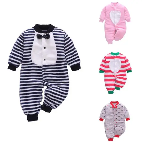 Cute Soft Velvet Comfortable Fluffy Winter Diversity Styles Warm Baby & Toddler Romper Unisex Lovely Pajama Warm Outfit and Suit