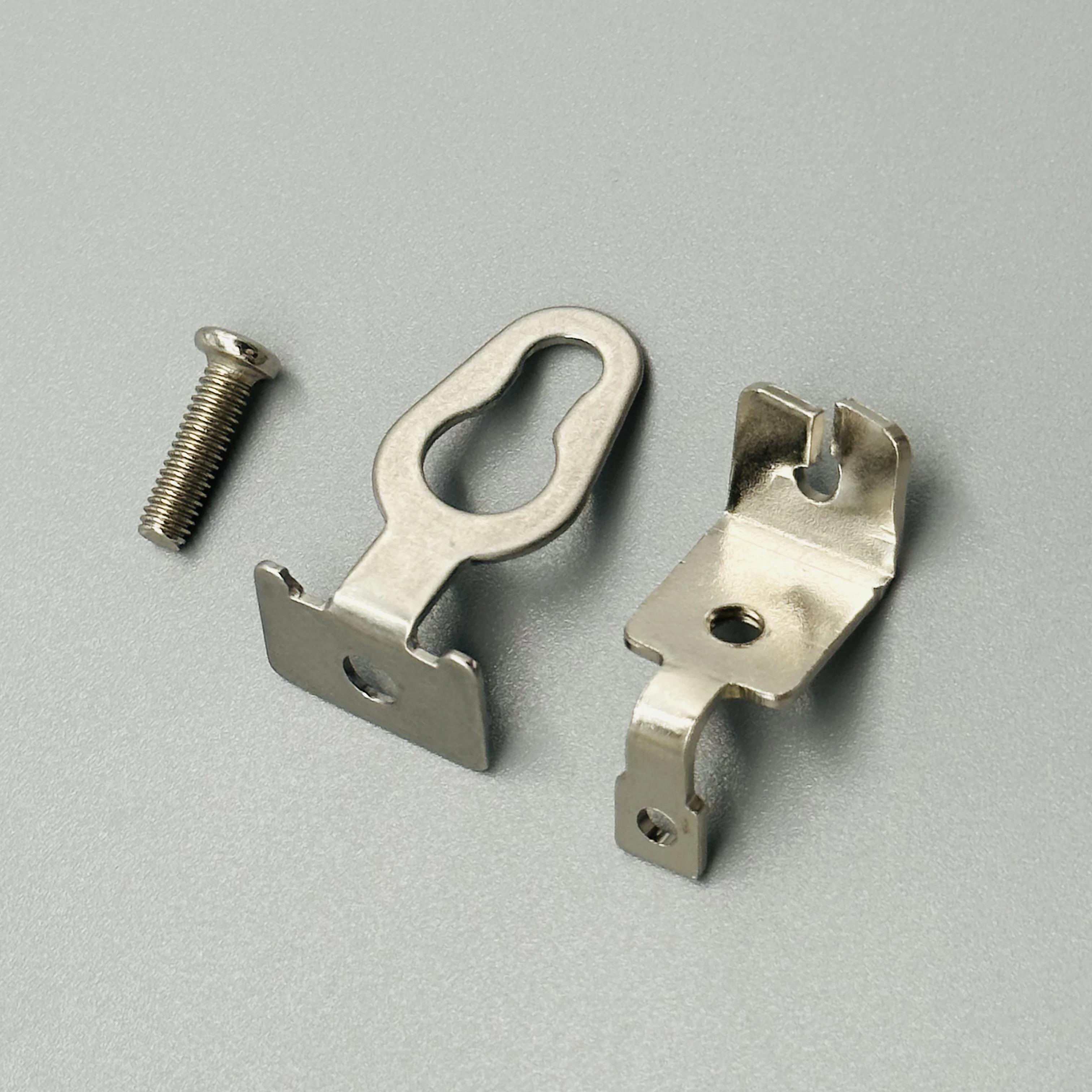 High Quality Stainless Steel End Stop Motorised Curtain S Fold Track End Cap S Wave Curtain Fix Lock  Catch