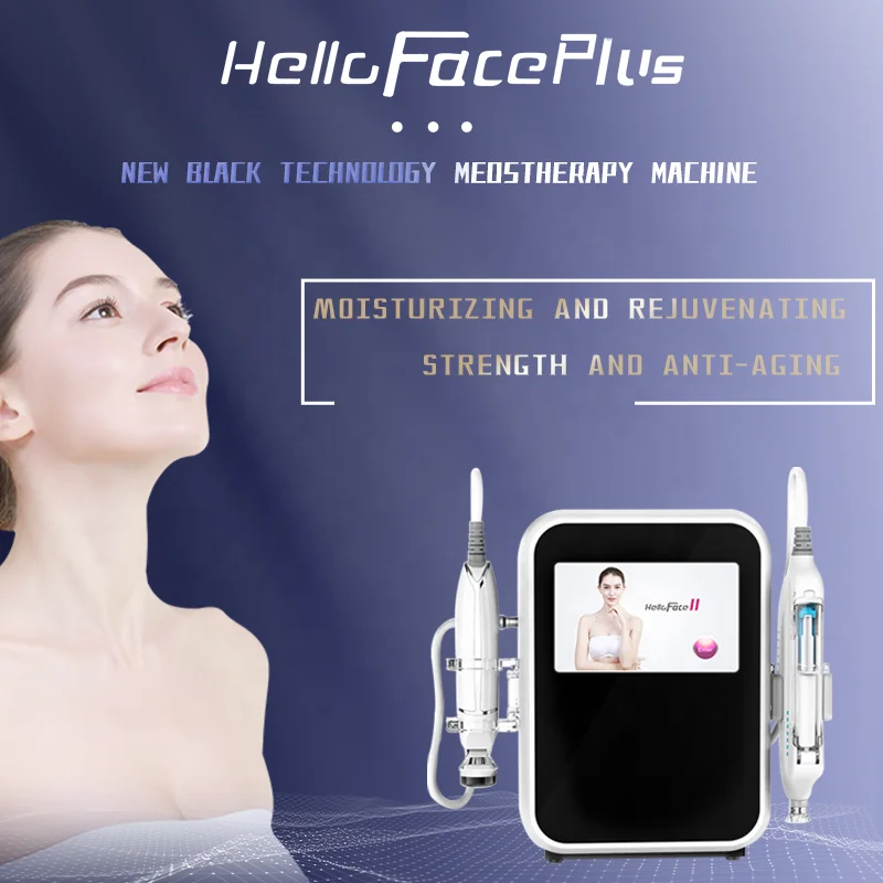 New product Meso gun no needle nutrition injector 2 in 1 RF mesotherapy machine skin rejuvenating anti aging skin care machine