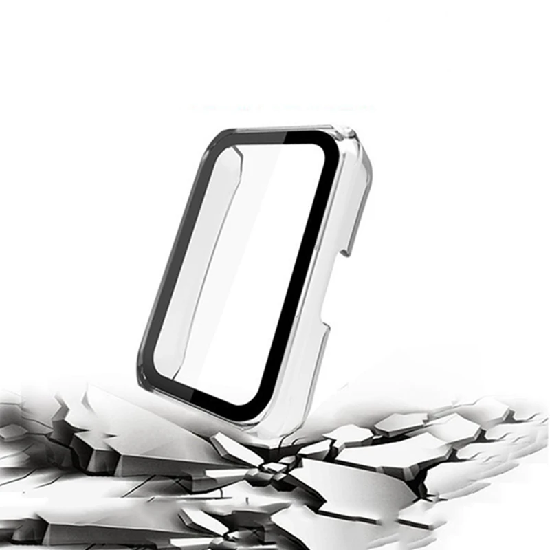 Full Protective PC Glass Screen Protector Cover For Huawei Band 7 Watch Fit Mini Honor Band 6 Protective Case
