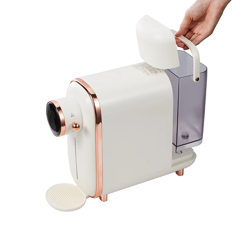 Dual core five stage reverse osmosis household water purifier desktop hot and cold water dispenser