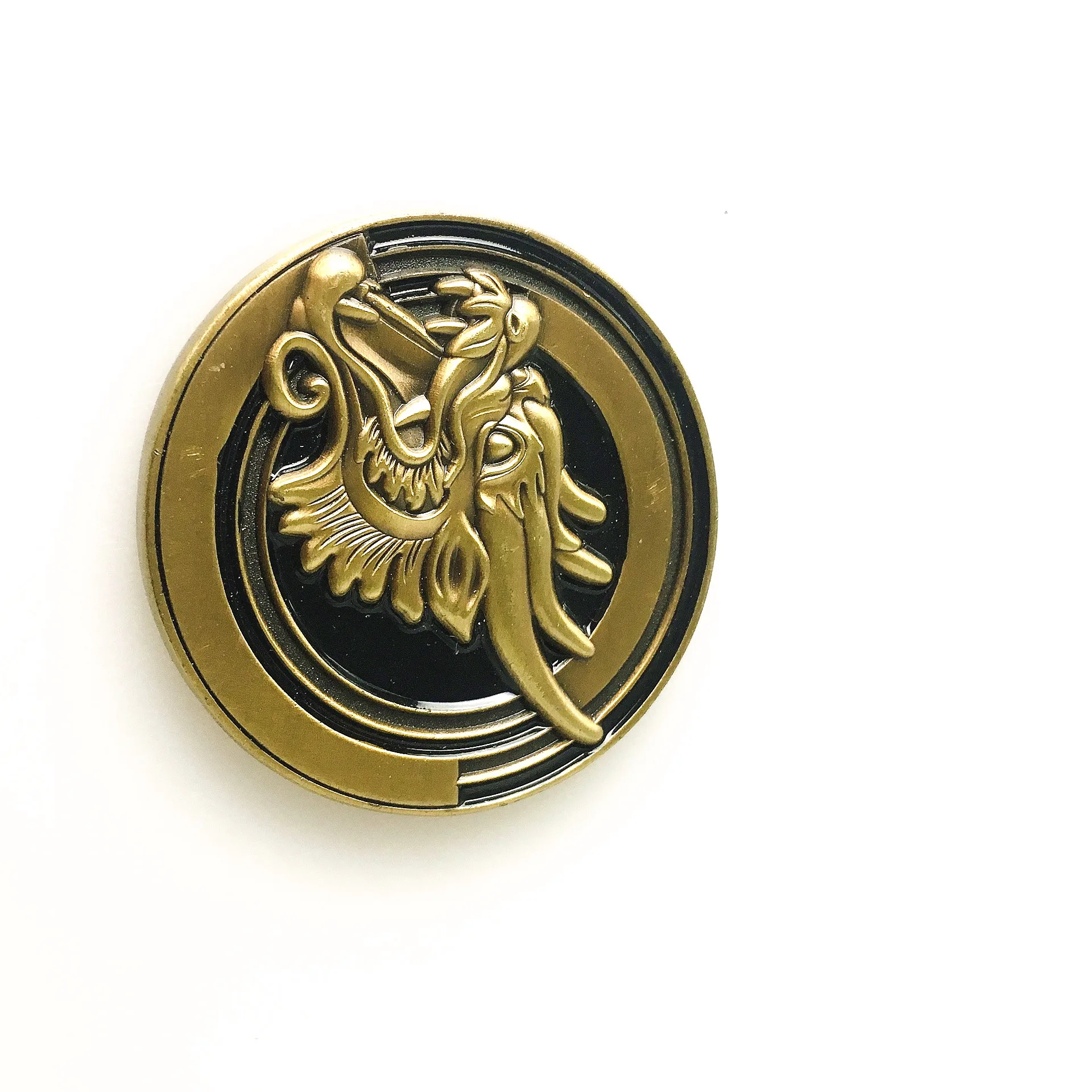 2024 New products chinese dragon design embossed antique coin custom logo game coins for sale