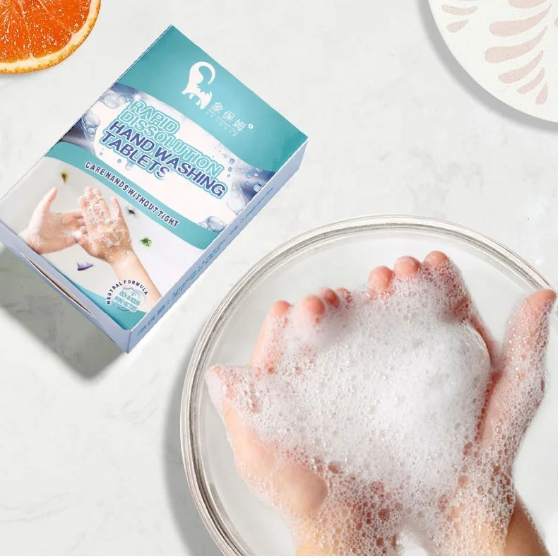 Household effervescent detergent  hand washing effervescent tablets