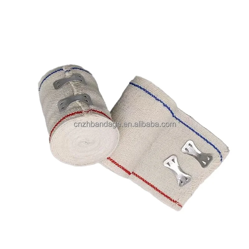 Quality Certification Customized Sports 50% Cotton Elastic Wrap Medical Tape Medicine Bandage
