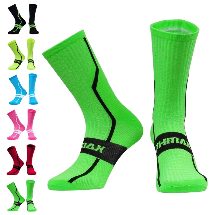  Manufacturer professional custom compression bicycle socks men and women road running outdoor sports