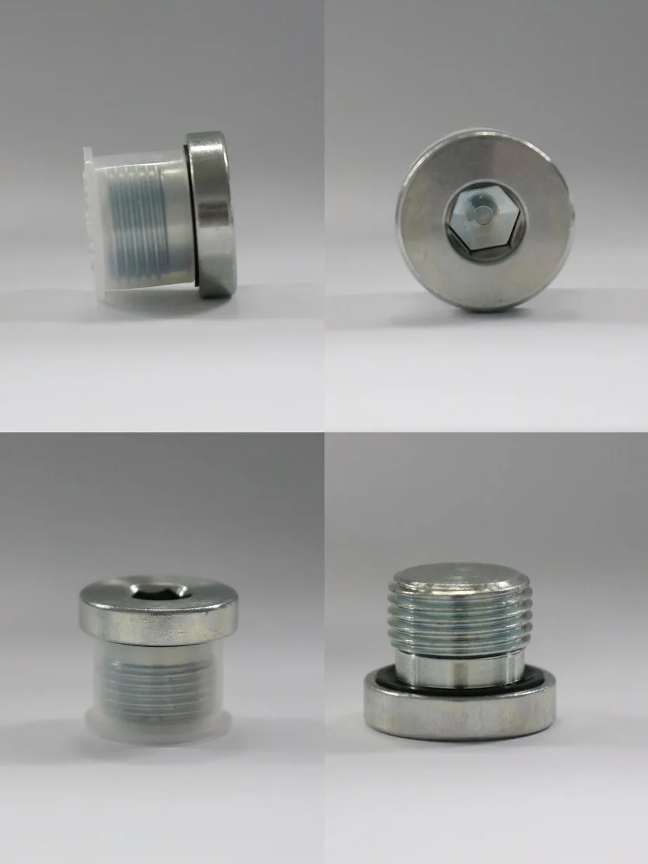 wholesale carbon steel Captive Seal Hollow Hexagon BSP Male  Hex Plug