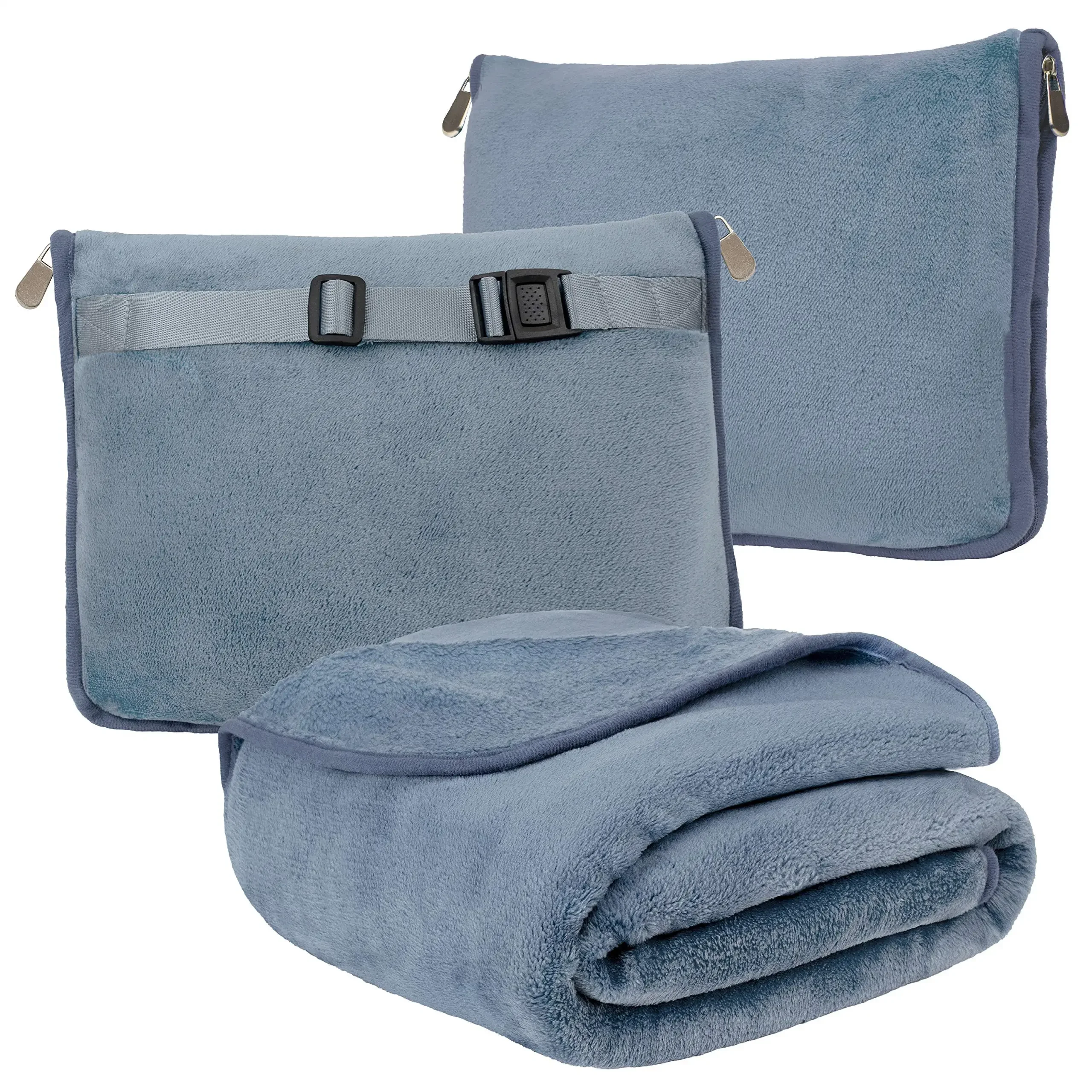 Oem Odm Customized Travel Blanket And Pillow 2 In 1 Travel Blanket