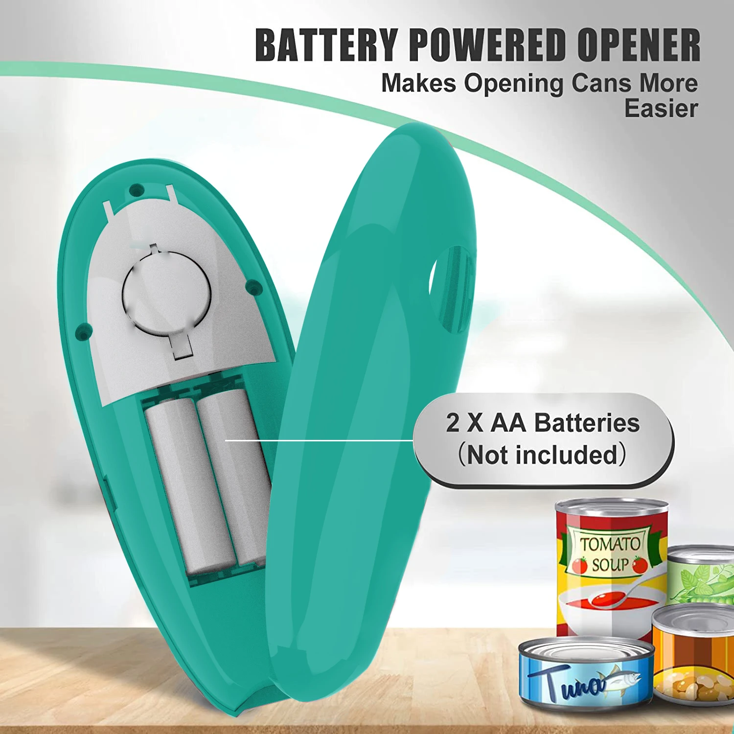 Electrical commercial automatic home kitchen cork remover plastic multifunction one touch smooth edge industrial can opener