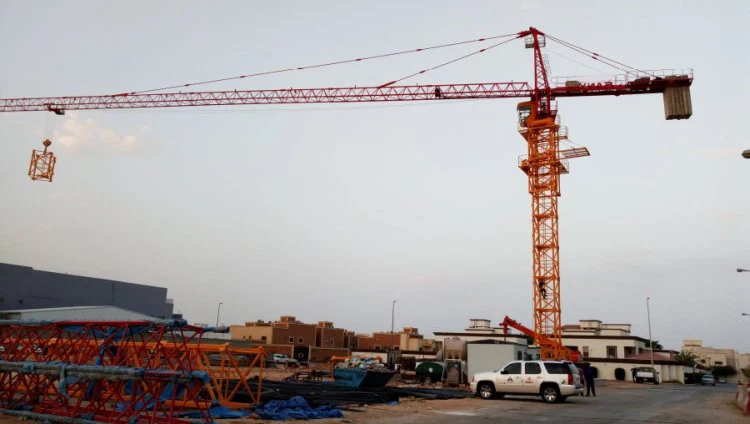  Уникальный башенный кран SYT80 длина стрелы мини цена