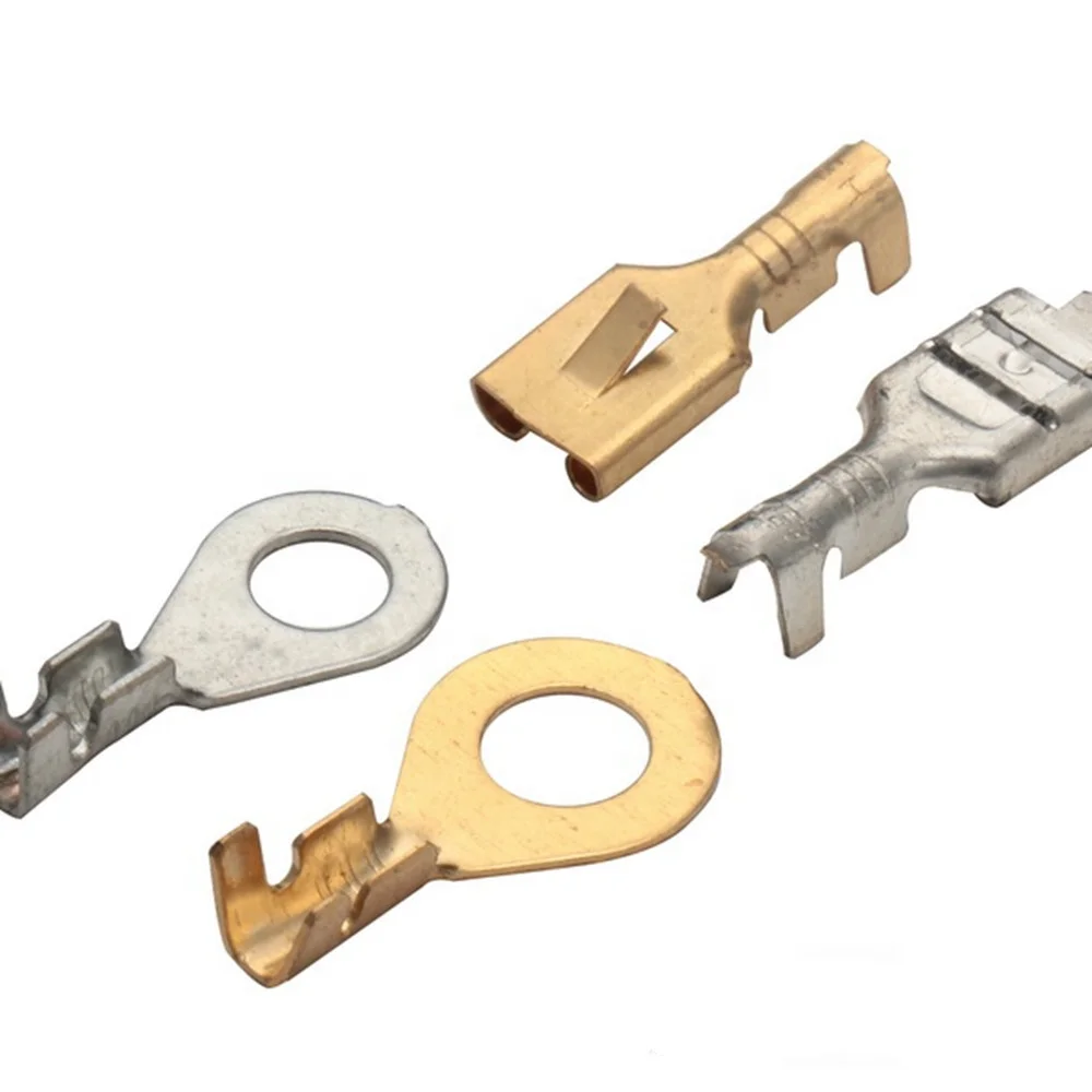 Custom Tin Plated Brass Copper Electrical Ring Terminal