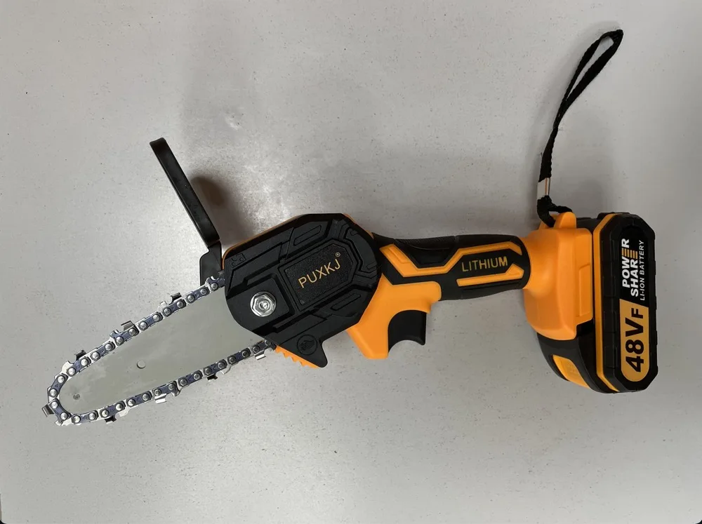 Brushless mini electric 20v 4ah cordless lithium battery chain saw chainsaw