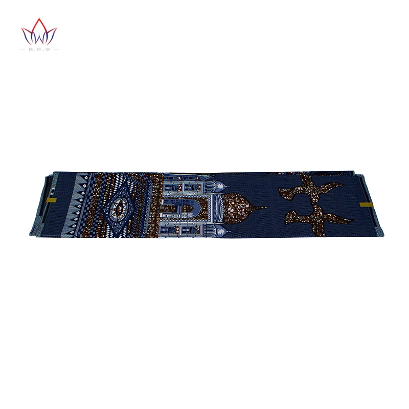 Ankara Polyester Fabric Landscape Pattern Material for Handwork Sewing African Fabric for Men Clothes