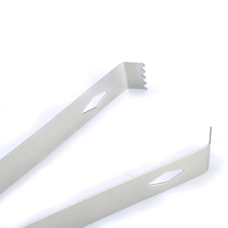 Hot sale Ice Block Tongs Stainless Steel Ice Cube Sugar Clip Food Tongs