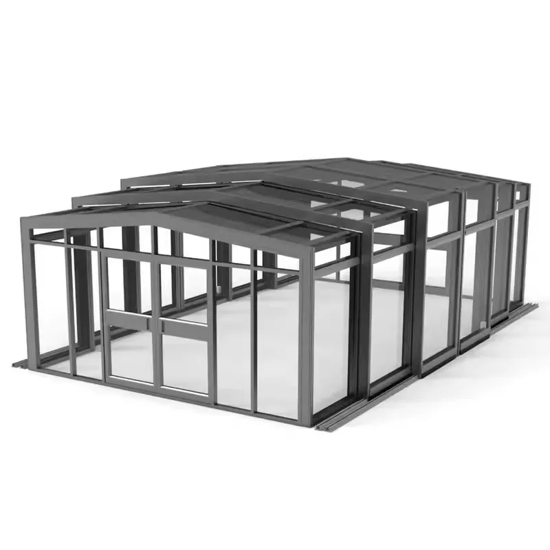 Custom Aluminium Swim Pool Sun Room Extendable