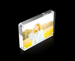 Ready to ship on stock fast dispatch Fashion acrylic 5x7 magnetic photo frame manufacturers